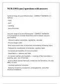 NUR 239 Exam 2 questions with answers