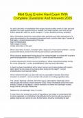  Med Surg Evolve Hesi Exam With Complete Questions And Answers 2025
