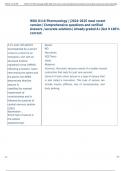 Exam &lpar;elaborations&rpar; WGU D116 Pharmacology  