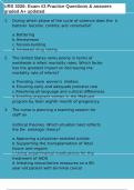 NRS 3026&colon; Exam &num;3 Practice Questions & answers graded A&plus; updated