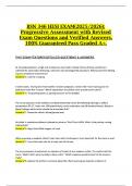 BSN 346 HESI EXAM&lpar;2025&sol;2026&rpar;&colon; Progressive Assessment with Revised Exam Questions and Verified Answers&comma; 100&percnt; Guaranteed Pass Graded A&plus;&period;