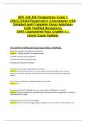 BSN 346 ISB Postpartum Exam 1 &lpar;2025&sol;2026&rpar;&colon;Progressive Assessment with Detailed and Complete Exam Solutions with Verified Resources&comma; 100&percnt; Guaranteed Pass Graded A&plus;&comma; Latest Exam Update&period;