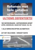 Ultieme oefentoets &lpar;183 x&rpar; o&period;b&period;v&period; Rekenen met hele getallen op de basisschool - 3e editie Ans Veltman 9789001299279&Tab;- Alles in 1&excl;