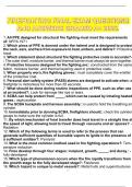 FIREFIGHTING FINAL EXAM QUESTIONS AND ANSWERS GRADED A&plus; 2025&period;