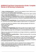 NUR2010 Final Exam Comprehensive Guide&colon; Complete Review of All Nursing Competencies
