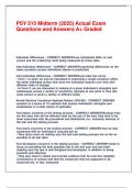 PSY 515 Midterm &lpar;2025&rpar; Actual Exam Questions and Answers A&plus; Graded&period;