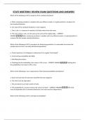 STATS MIDTERM I REVIEW EXAM QUESTIONS AND ANSWERS&period;