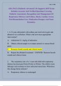 AHA PALS &lpar;Pediatric Advanced Life Support&rpar; 2025 Exam  Includes Accurate And Verified Questions Covering  Pediatric Assessment&comma; Recognition And Management Of  Respiratory Distress And Failure&comma; Shock&comma; Cardiac Arrest&comma;  Post-Resuscitation Care&comma; Medication Dos
