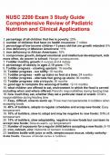 NUSC 2200 Exam 3 Study Guide Comprehensive Review of Pediatric Nutrition and Clinical Applications&period;pdf