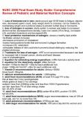 NUSC 2200 Final Exam Study Guide Comprehensive Review of Pediatric and Maternal Nutrition Concepts&period;pdf
