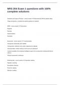 NRS 2010 Pathophysiology&colon; Final Exam Practice Questions