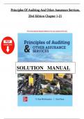 Solution Manual for Principles of Auditing and Other Assurance Services&comma; 23rd Edition 2024&comma; by Ray Whittington&comma; Kurt Pany&comma; All Chapters 1 - 21&comma; Complete Newest Version