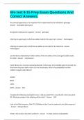 Bio test 8-15 Prep Exam Questions And Correct Answers&period;