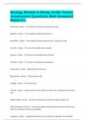 Biology Module 6 &lpar;Study Guide Terms&rpar; Assessment Questions Well Answered Rated A&plus;&period;