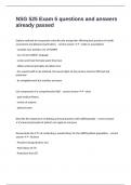 NSG 525 Exam 5 questions and answers already passed