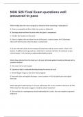 NSG 525 Final Exam questions well answered to pass