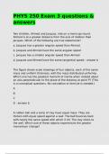 PHYS 250 Exam 3 questions & answers