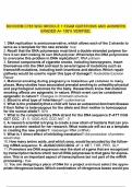 BIOCHEM C785 WGU MODULE 1 EXAM QUESTIONS AND ANSWERS GRADED A&plus; 100&percnt; VERIFIED&period;