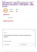WGU D564 OA &vert; Objective Assessment &vert; 100 Questions and Answers &vert; 2025 Update &vert; 100&percnt; Correct&period;