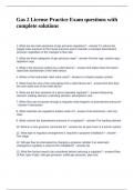 Gas 2 License Practice Exam questions with complete solutions