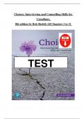 Test Bank and Solution Manual - Choices&colon; Interviewing and Counselling Skills for Canadians&comma; 8th edition by &lpar;Shebib&rpar; 