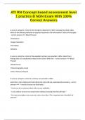 ATI RN Concept-based assessment level 1 practice B NGN Exam With 100&percnt; Correct Answers