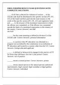 OHIO JURISPRUDENCE EXAM QUESTIONS WITH COMPLETE SOLUTIONS