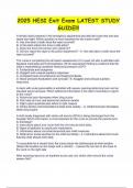 Hesi 2025 exams GRADED A&plus;