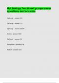 Ucf biology functional groups exam questions and answers&period;