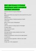 BSC 464 Exam 1 CQ-s Questions with expert curated solutions &lpar; GUARANTEED SUCCESS &rpar;&period;