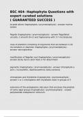 BSC 464- Haptophyta Questions with expert curated solutions &lpar; GUARANTEED SUCCESS &rpar;