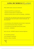 LOMA 281 MODULE 3 QUESTIONS AND ANSWERS 2025