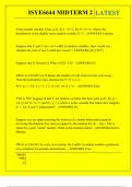 ISYE6644 MIDTERM 2 QUESTIONS AND ANSWERS 2025