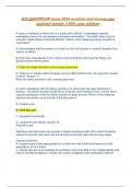 ATI Leadership Exam 2024 Questions & Answers &vert;Graded A&plus;&vert;