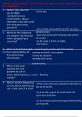 APhA Immunization Technician Pre-Assessment Questions and A&plus; Answers
