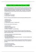 LEIK FNP Certification Exam 3 2025&vert; questions and correct detailed answers&vert; latest update