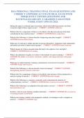 ISSA PERSONAL TRAINING FINAL EXAM QUESTIONS AND CORRECT ANSWERS&vert; ACCURATE REAL EXAM WITH FREQUENTLY TESTED QUESTIONS AND RATIONALE&vert;ALREADY A GRADED&vert;GUARANTEED PASS&vert;LATEST UPDATE 2025&period;