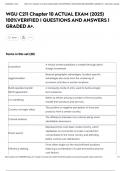 WGU C211 Chapter 10 ACTUAL EXAM &lpar;2025&rpar; 100&percnt;VERIFIED &vert; QUESTIONS AND ANSWERS &vert; GRADED A&plus;&period;
