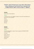 NUR155 &sol; NUR 155 Final Exam &lpar;Latest 2025 &sol; 2026 Update&rpar;&colon; Critical Thinking for the Practical Nurse &vert; Questions and Verified Answers &vert; 100&percnt; Correct &lpar;Grade A&rpar; &ndash; Hondros