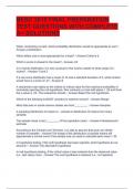 BESC 3010 FINAL PREPARATION TEST QUESTIONS WITH COMPLETE A&plus; SOLUTIONS 