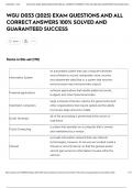 WGU D033 &lpar;2025&rpar; EXAM QUESTIONS AND ALL CORRECT ANSWERS 100&percnt; SOLVED AND GUARANTEED SUCCESS