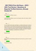 HSI YMCA First Aid Exam &ndash; 2025 &sol; 2026 Test Review &sol; Questions & Expertly Verified Answers&comma; Already Graded A&plus;       Quiz&lowbar;&lowbar;&lowbar;&lowbar;&quest; A Good Samaritan is defined as a person&colon; -           Answer A Good Samaritan is defined as a person who voluntarily renders aid to