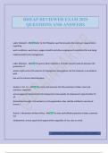 HREAP REVIEWER EXAM 2025 QUESTIONS AND ANSWERS