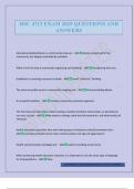 HSC 4713 EXAM 2025 QUESTIONS AND ANSWERS