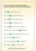 Ncic class Questions with Detailed Verified  Answers 100&percnt; Correct Answers Already Graded A&plus; 