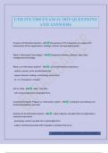 UTD ITS 3300 EXAM &num;1 2025 QUESTIONS AND ANSWERS