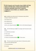NJ PSI Property and Casualty Exam &lpar;2025&rpar; ACTUAL  EXAM &lpar;TESTING REAL EXAM QUESTIONS&rpar; AND  VERIFIED ANSWERS &lpar;MULTIPLE CHOICES&rpar;  &vert;COMPLETE SOLUTIONS &vert;A&plus; GRADED &vert;100&percnt;  CORRECT&excl;&excl; &plus;