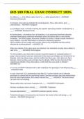 BIO-189 FINAL EXAM CORRECT 100&percnt;