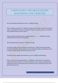 LMSW DAWN APGAR EXAM 2025 QUESTIONS AND ANSWERS