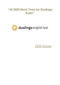 All 2026 Mock Tests for Duolingo English Exam